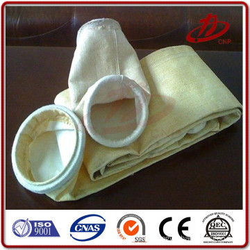 P84 pleated big dust collecting clamp snap band filter bag